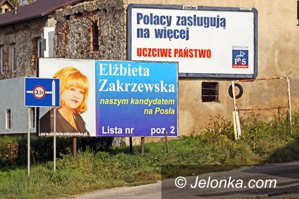 JELENIA GÓRA: Plakatowy wyścig wyborczy czas zacząć