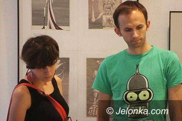 JELENIA  GÓRA: Mroczne, ale z humorem. Po wernisażu w BWA