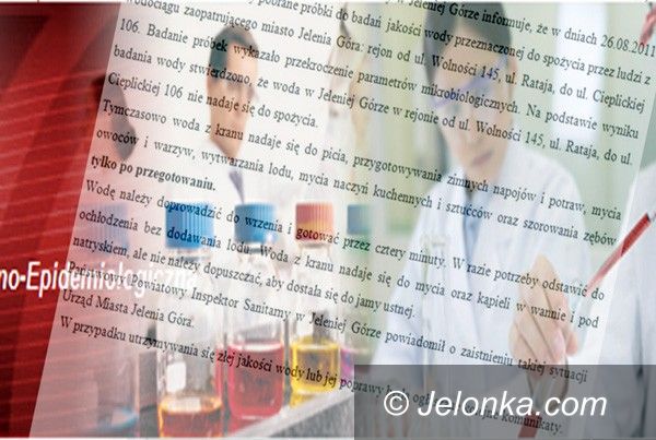 JELENIA GÓRA: Kranówka tylko z chlorem. Bez E. coli