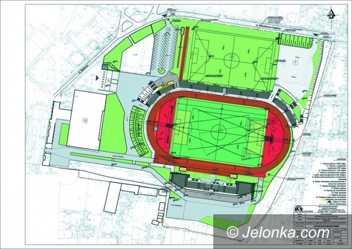 JELENIA GÓRA: Wybrano wykonawcę przebudowy stadionu przy ul. Złotniczej