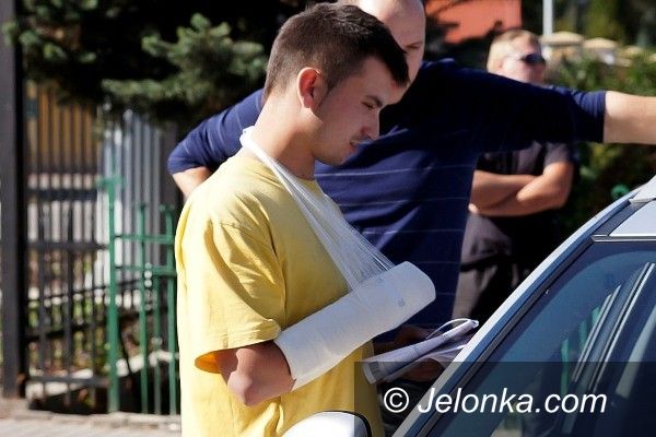 Jelenia Góra - Sobieszów: Czołówka przy Biedronce. Bo nie ustąpił pierwszeństwa