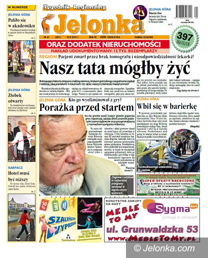 JELENIA GÓRA: Tygodnik Jelonka.com od poniedziałku bezpłatnie