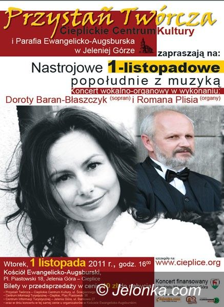JELENIA GÓRA: Nastrojowe popołudnie z muzyką. W dzień Wszystkich Świętych