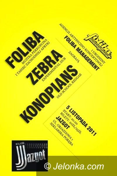 Szklarska Poręba: FOLIBA, KONOPIANS i ZEBRA. Urodziny w JAZGOCIE