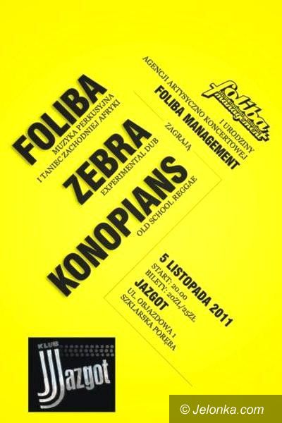 Szklarska Poręba: FOLIBA, KONOPIANS i ZEBRA. Urodziny w JAZGOCIE