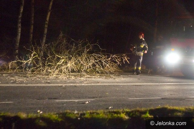REGION JELENIOGÓRSKI: Wiało huraganowo. Powieje jeszcze dziś