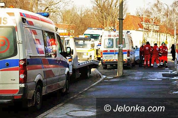 JELENIA GÓRA: Nie zauważył ambulansu na sygnale