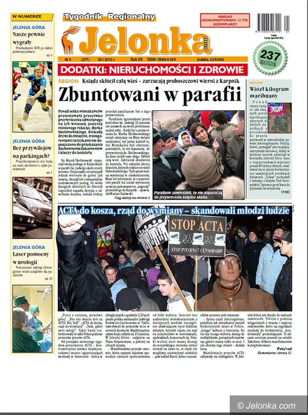 JELENIA GÓRA: Tygodnik Jelonka.com od poniedziałku