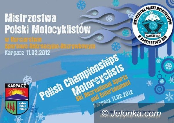 KARPACZ: Rozrywkowe zmagania motocyklistów z urokami zimy