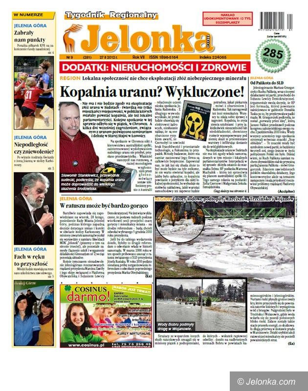 JELENIA GÓRA: Tygodnik Jelonka.com od poniedziałku