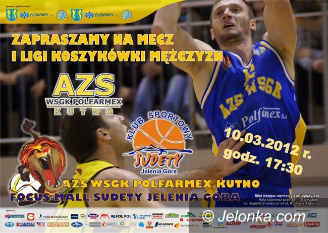 I-liga koszykarzy: Sudety zagrają w Kutnie