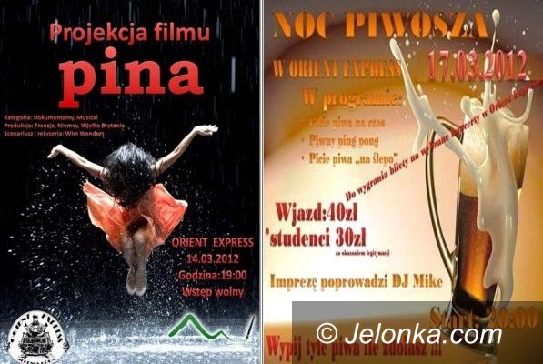 JELENIA GÓRA: Dziś PINA, a w sobotę Noc Piwosza. W Orient Expressie