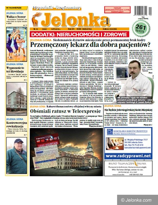 JELENIA GÓRA: Tygodnik Jelonka.com od poniedziałku