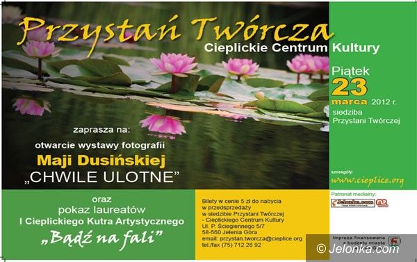 JELENIA GÓRA: Zatrzymaj się dziś wieczorem w Przystani Twórczej!