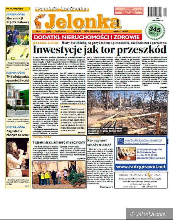 JELENIA GÓRA: Tygodnik Jelonka.com od poniedziałku