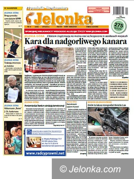 JELENIA GÓRA: Tygodnik Jelonka.com od poniedziałku