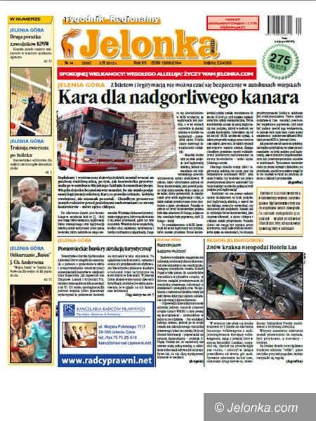 JELENIA GÓRA: Tygodnik Jelonka.com od poniedziałku
