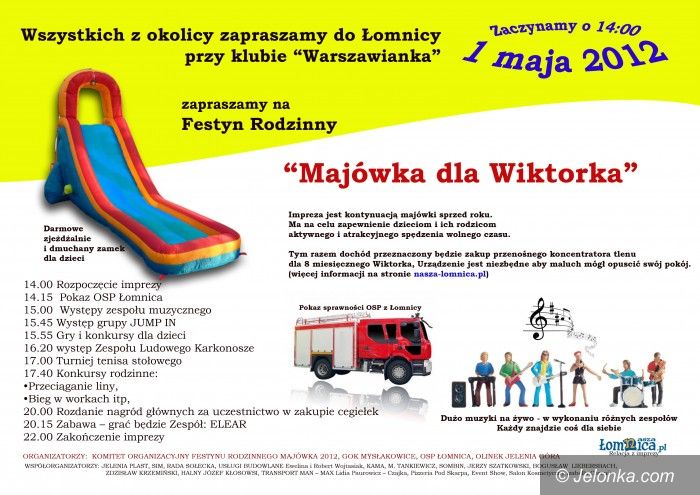 Łomnica: Jutro charytatywny festyn w Łomnicy