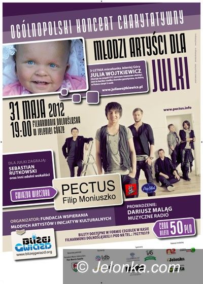 Jelenia Góra/region: Wielki koncert z gwiazdami na rzecz Julki!