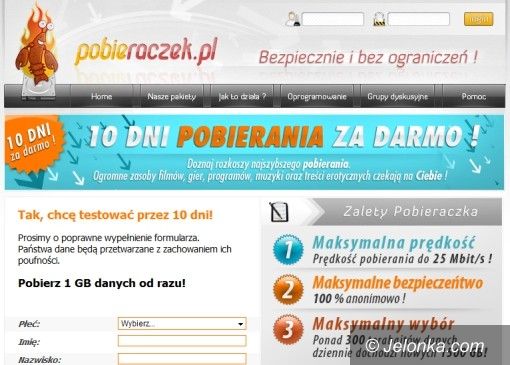 Jelenia Góra/region: Pobieraczek.pl ukarany za nieuczciwe praktyki