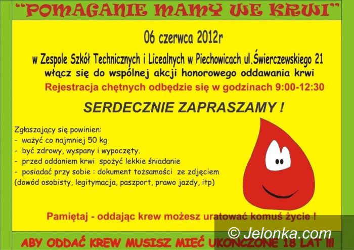 Piechowice: Uczniowie z Piechowic pomoc innym mają we krwi