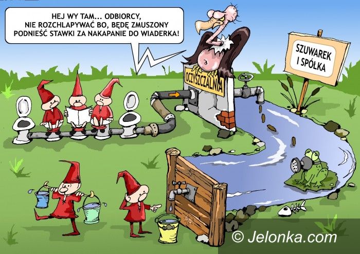 Jelenia Góra: Hej, wy tam, odbiorcy! Nie rozchlapywać...