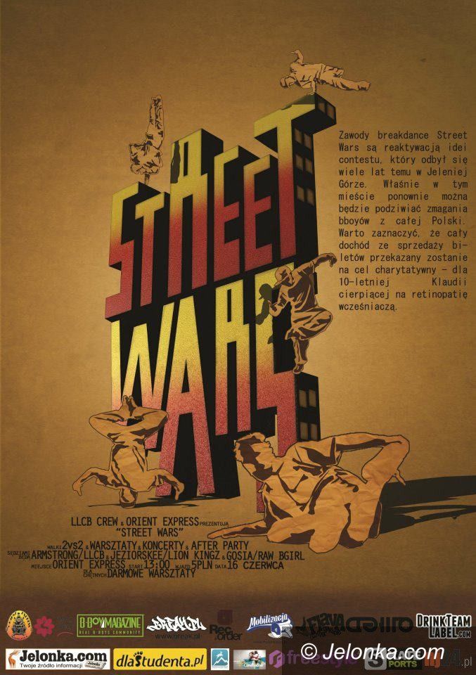 Jelenia Góra: Zawody tańca breakdance Street Wars już dziś!
