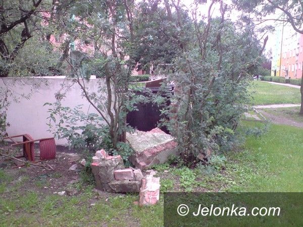 Jelenia Góra: Walący się mur zagraża ludziom – alarmuje Czytelniczka