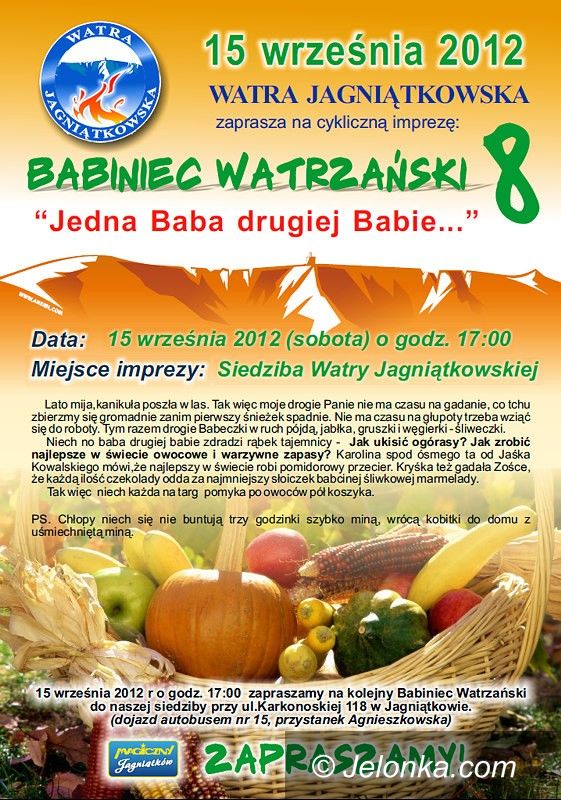 Jagniątków: Już jutro Babiniec Watrzański