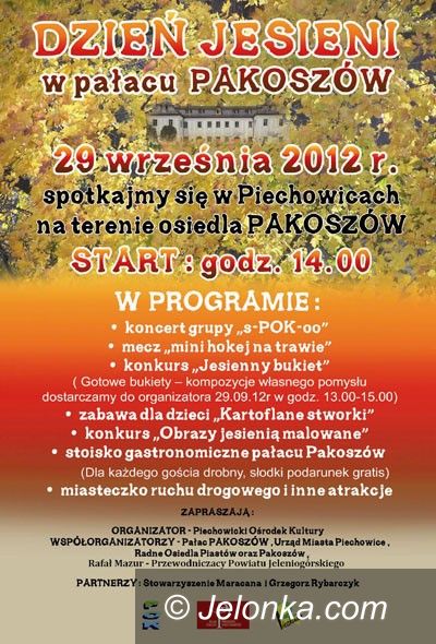 Piechowice: Święto Jesieni w Pałacu Pakoszów