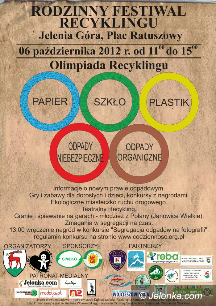 Jelenia Góry: Olimpiada Recyklingu w jeleniogórskim Rynku