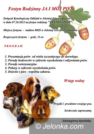 Jelenia Góra-Cieplice: Do serca przytul psa – festyn z pupilami w Cieplicach