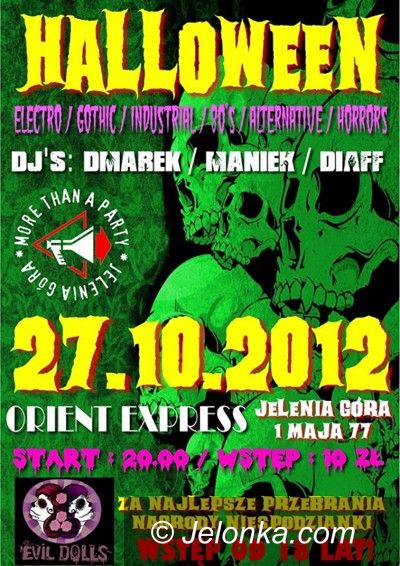 Jelenia Góra: Halloween w Orient Exspressie