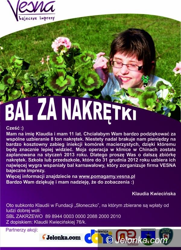 Region: Wciąż potrzebne nakrętki dla Klaudii