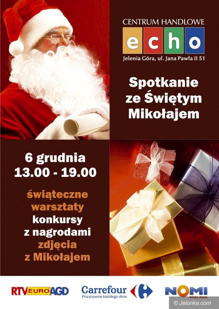 Jelenia Góra: Św. Mikołaj rozda prezenty w centrum handlowym na Zabobrzu