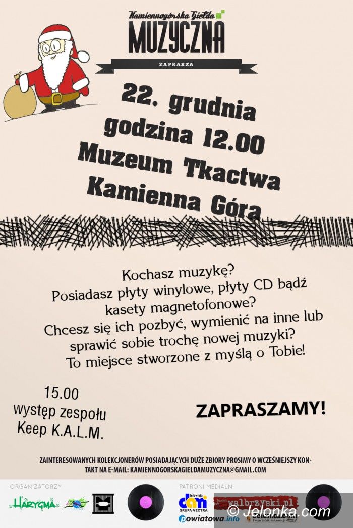 Region: Kamiennogórska Giełda Muzyczna już 22 grudnia!