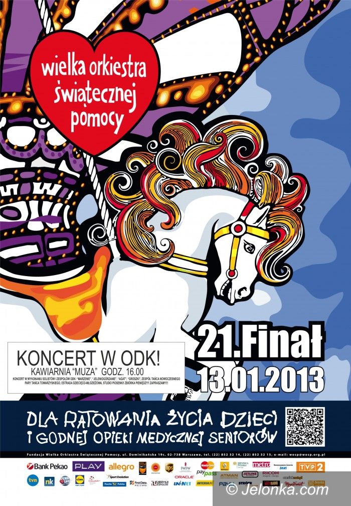 Jelenia Góra: Wielka Orkiestra Świątecznej Pomocy zagra w ODK