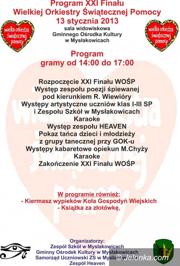 Region: Wielka Orkiestra Świątecznej Pomocy zagra w Mysłakowicach