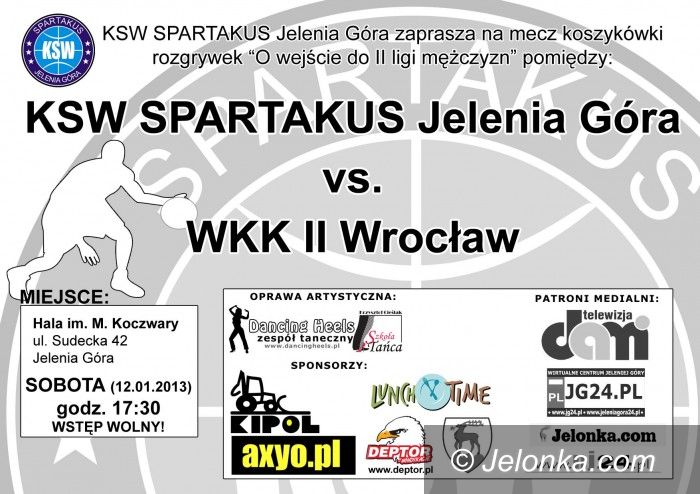 Jelenia Góra: Spartakus podejmie WKK