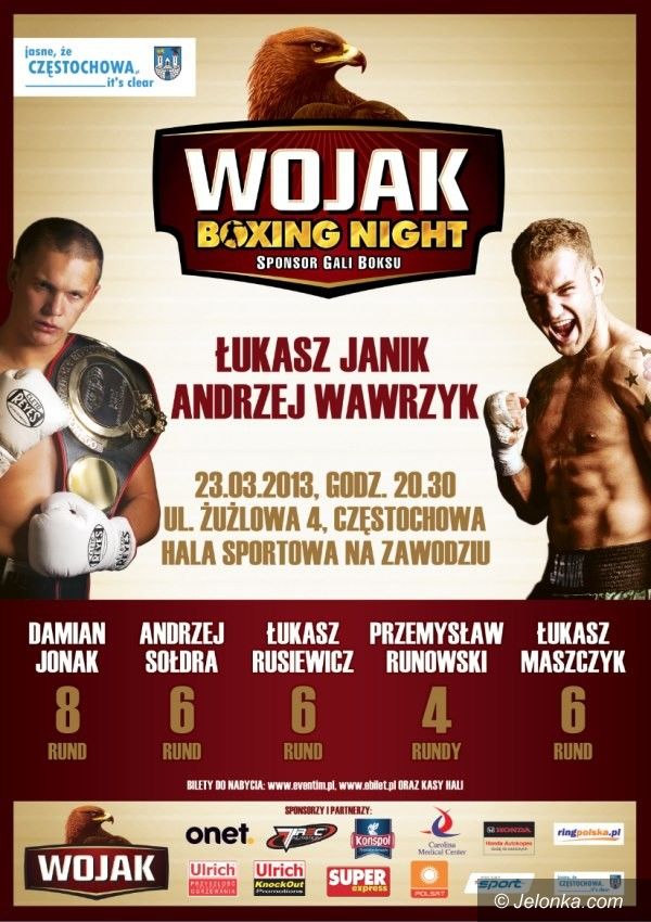 Częstochowa: Już dziś Łukasz Janik w walce wieczoru