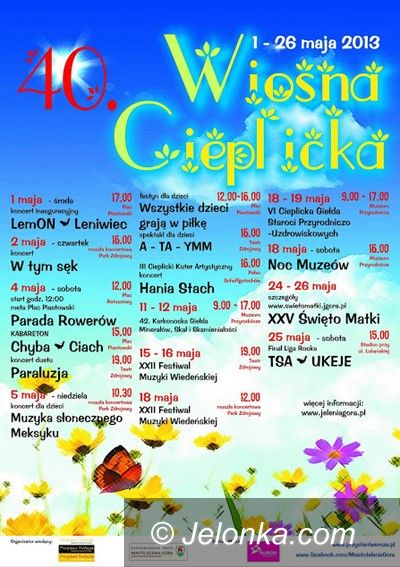 Jelenia Góra: Wiosna Cieplicka już tuż, tuż... Co w programie?