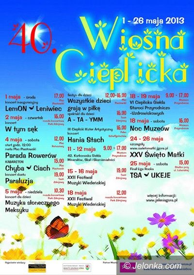 Jelenia Góra: Wiosna Cieplicka już tuż, tuż... Co w programie?