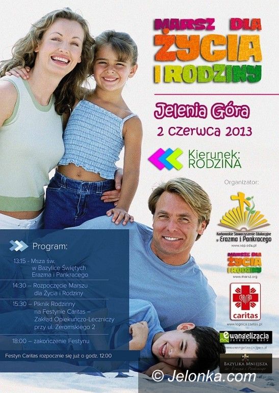 Jelenia Góra: Jutro Marsz dla Życia i Rodziny w Jeleniej Górze