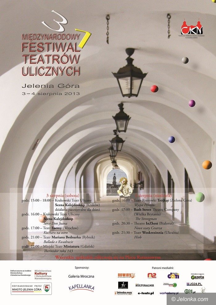 Jelenia Góra: Teatry hasające po ulicach już wkrótce (program)