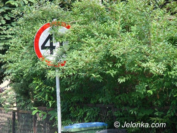 Jelenia Góra: Na Karkonoskiej zniknęły znaki