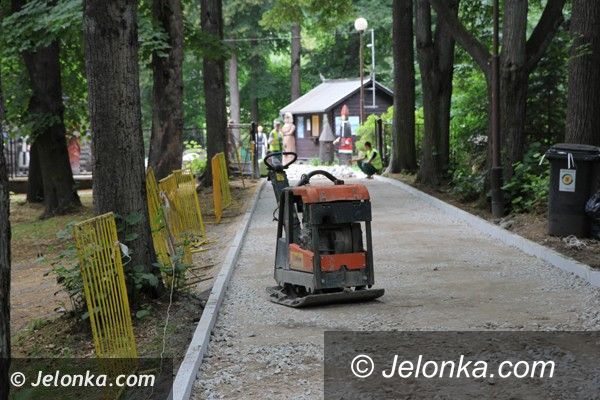 Jelenia Góra: Remont Parku Norweskiego wszedł w drugi etap
