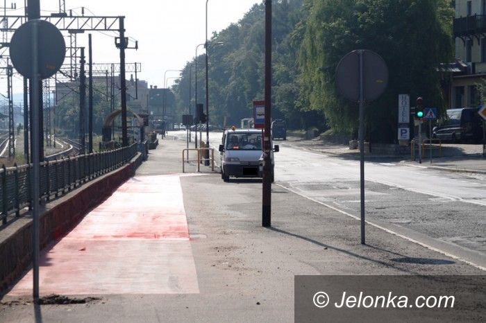 Jelenia Góra: Cykliści mają nowe pasy