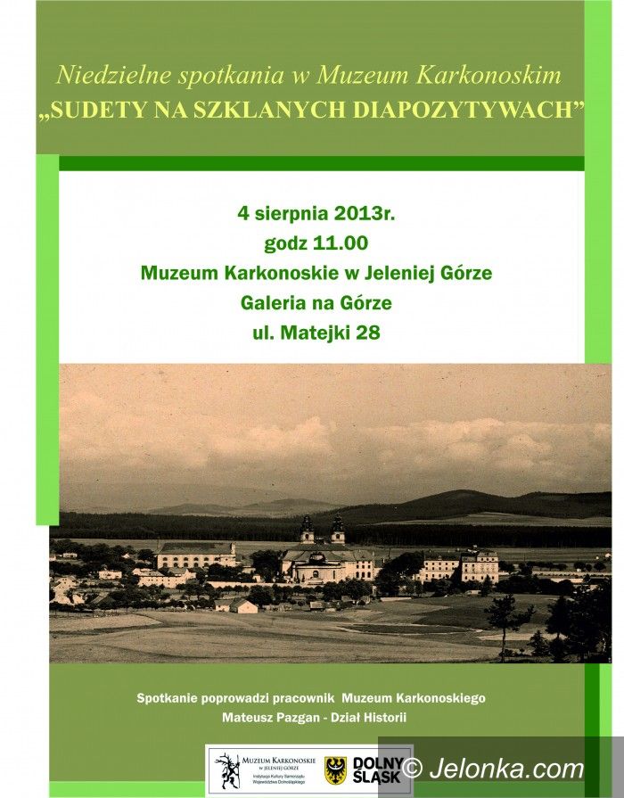 Jelenia Góra: Sudety na szklanych diapozytywach w niedzielę