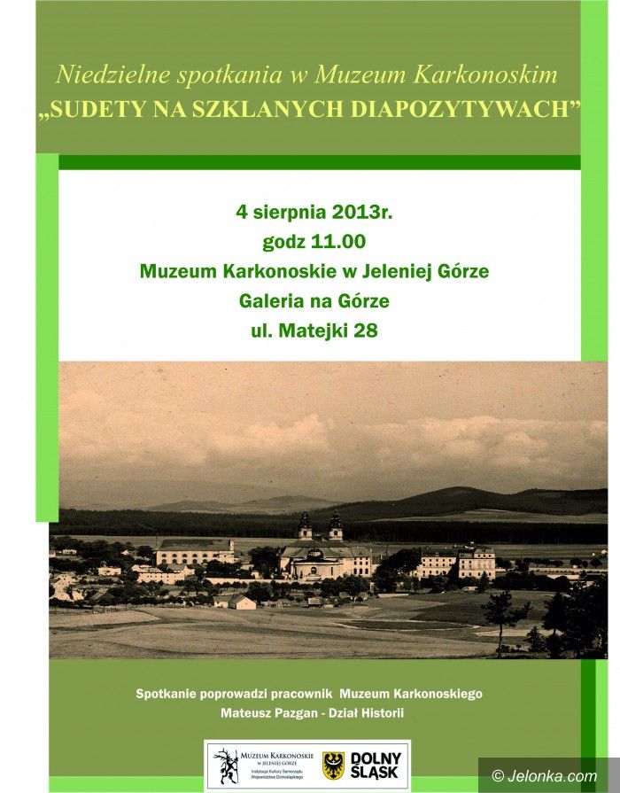 Jelenia Góra: Sudety na szklanych diapozytywach w niedzielę