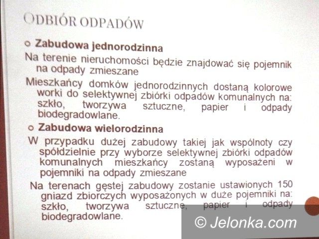 Jelenia Góra: O śmieciach w Sobieszowie